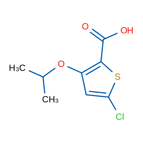 5-Chloro-3-isopropoxythiophene-2-carboxylic acid 1g