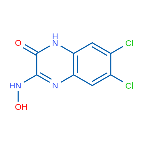 6,7-Dichloro-3-(hydroxyamino)quinoxalin-2(1H)-one 1g