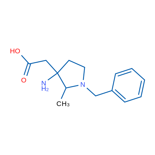 2-(3-Amino-1-benzyl-2-methylpyrrolidin-3-yl)acetic acid 1g