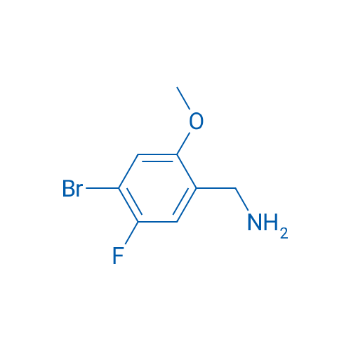 (4-bromo-5-fluoro-2-methoxyphenyl)methanamine 250mg