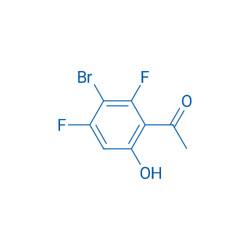 1-(3-Bromo-2,4-difluoro-6-hydroxyphenyl)ethan-1-one 5g