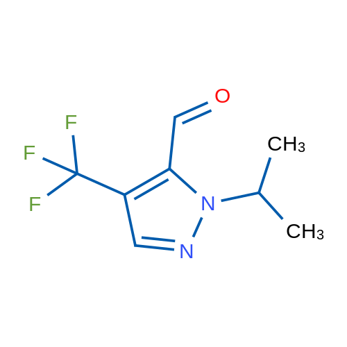 1-(Propan-2-yl)-4-(trifluoromethyl)-1H-pyrazole-5-carbaldehyde 1g