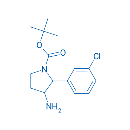 tert-Butyl 3-amino-2-(3-chlorophenyl)pyrrolidine-1-carboxylate 1g