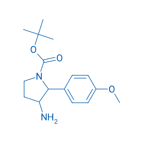 tert-Butyl 3-amino-2-(4-methoxyphenyl)pyrrolidine-1-carboxylate 1g