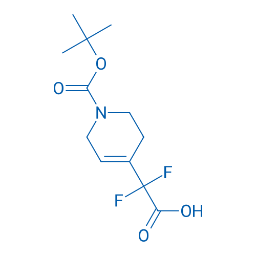 2-(1-(tert-Butoxycarbonyl)-1,2,3,6-tetrahydropyridin-4-yl)-2,2-difluoroacetic acid 250mg
