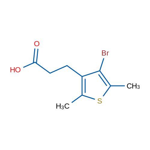 3-(4-Bromo-2,5-dimethylthiophen-3-yl)propanoic acid 1g