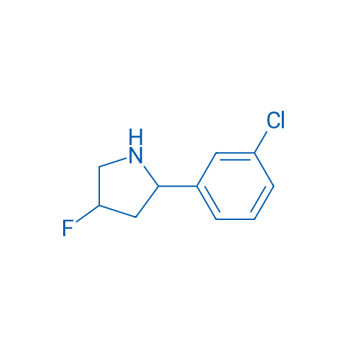 2-(3-Chlorophenyl)-4-fluoropyrrolidine 1g