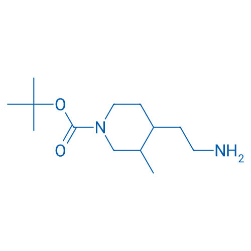 tert-Butyl 4-(2-aminoethyl)-3-methylpiperidine-1-carboxylate 100mg