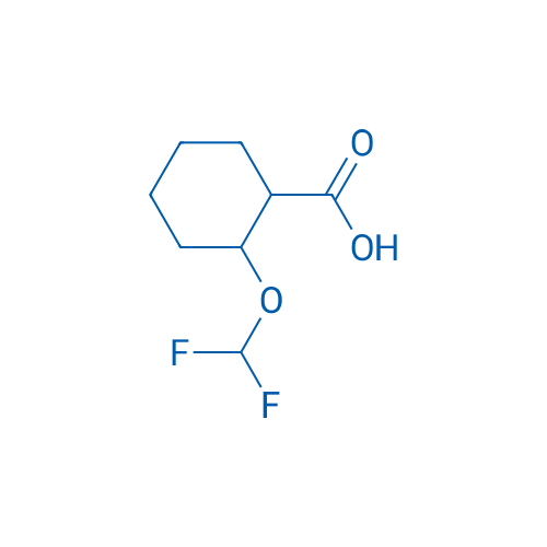 2-(Difluoromethoxy)cyclohexane-1-carboxylic acid 250mg