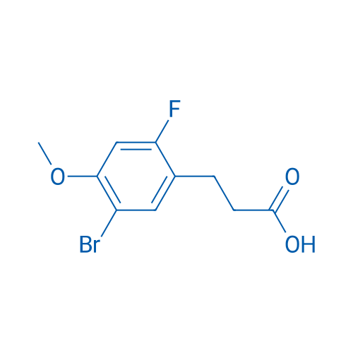 3-(5-Bromo-2-fluoro-4-methoxyphenyl)propanoic acid 250mg