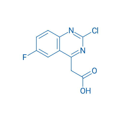 2-(2-Chloro-6-fluoroquinazolin-4-yl)acetic acid 250mg
