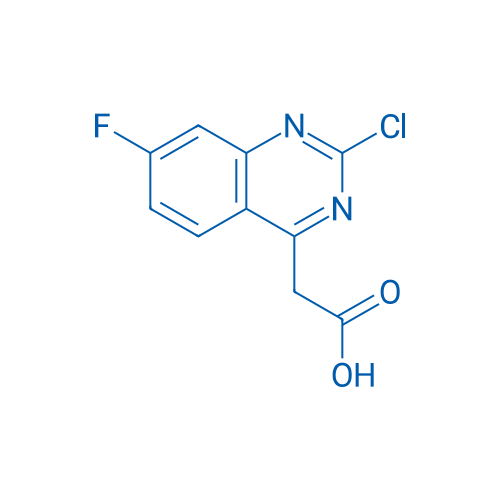 2-(2-Chloro-7-fluoroquinazolin-4-yl)acetic acid 250mg