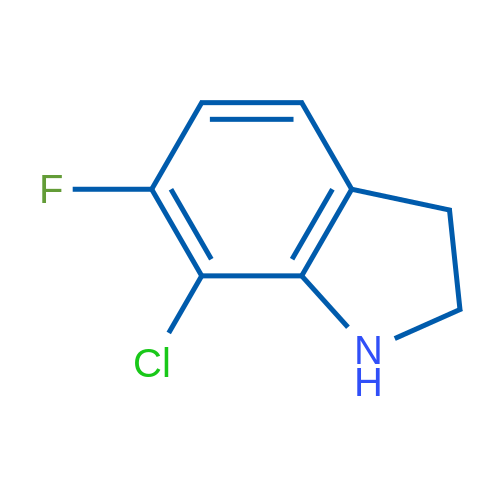 7-Chloro-6-fluoro-2,3-dihydro-1H-indole 1g