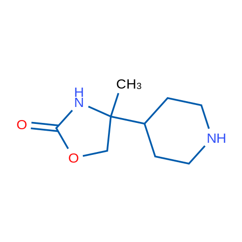 4-Methyl-4-(piperidin-4-yl)-1,3-oxazolidin-2-one 1g