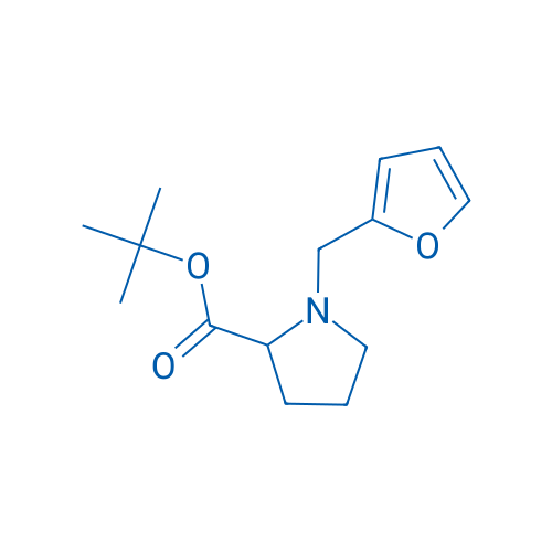 tert-Butyl 1-(furan-2-ylmethyl)pyrrolidine-2-carboxylate 250mg