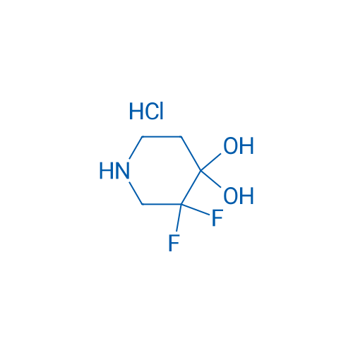 3,3-Difluoropiperidine-4,4-diol hydrochloride 250mg