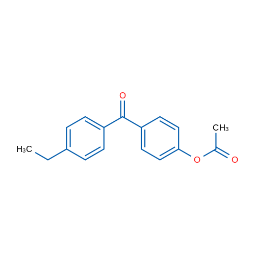 4-Acetoxy-4'-ethylbenzophenone 1g
