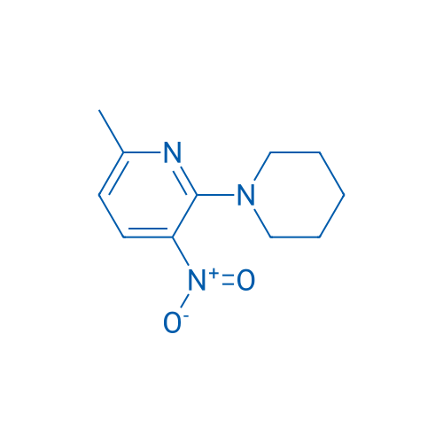 6-Methyl-3-nitro-2-(piperidin-1-yl)pyridine 1g