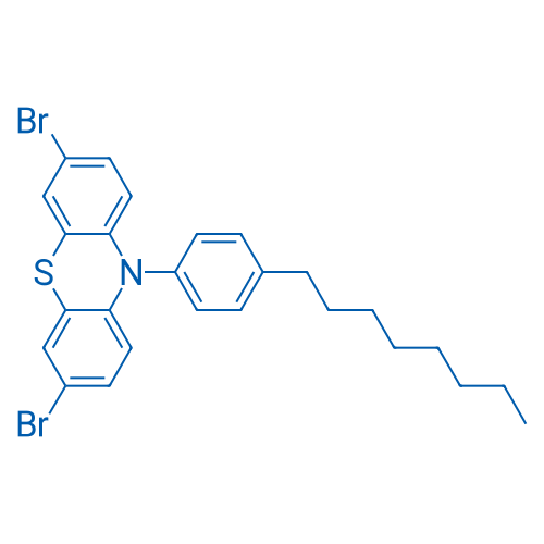 3,7-Dibromo-10-(4-octylphenyl)-10H-phenothiazine 1g