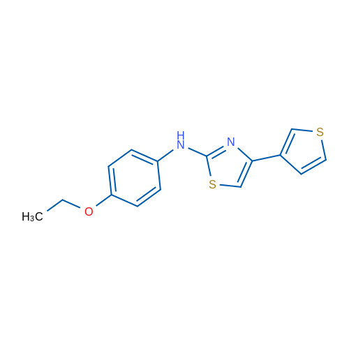 N-(4-Ethoxyphenyl)-4-(thiophen-3-yl)-1,3-thiazol-2-amine 1g