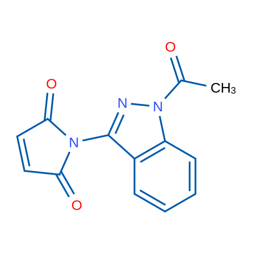 1-(1-Acetyl-1H-indazol-3-yl)-1H-pyrrole-2,5-dione 5g