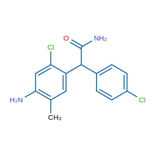 2-(4-Amino-2-chloro-5-methylphenyl)-2-(4-chlorophenyl)acetamide 1g