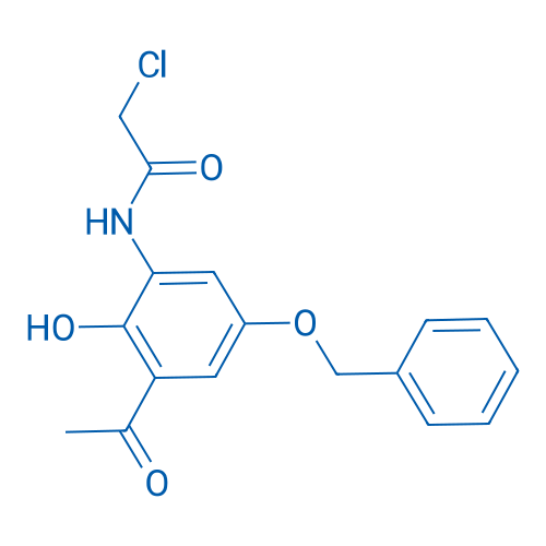 N-(3-Acetyl-5-(benzyloxy)-2-hydroxyphenyl)-2-chloroacetamide 100mg