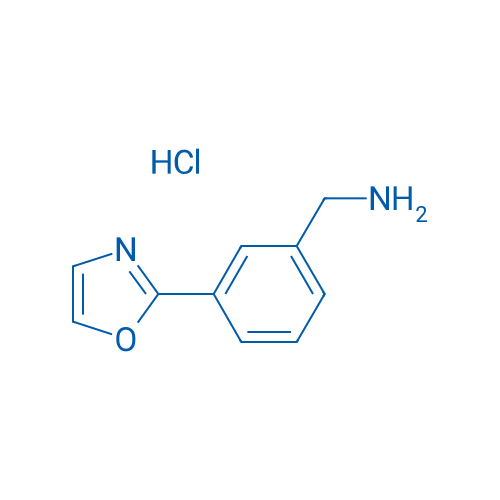 (3-(Oxazol-2-yl)phenyl)methanamine hydrochloride 250mg