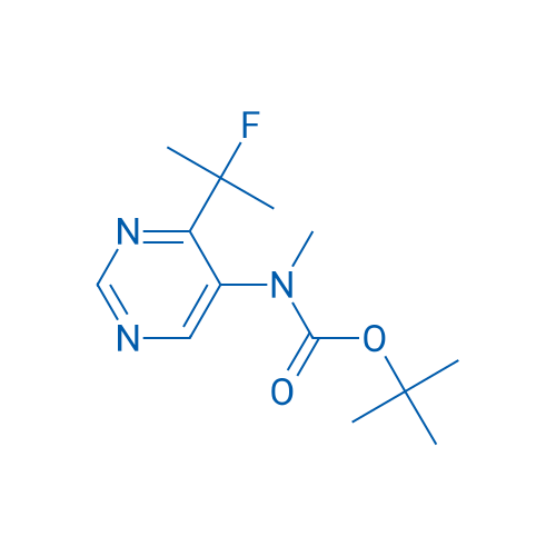 tert-Butyl (4-(2-fluoropropan-2-yl)pyrimidin-5-yl)(methyl)carbamate 250mg