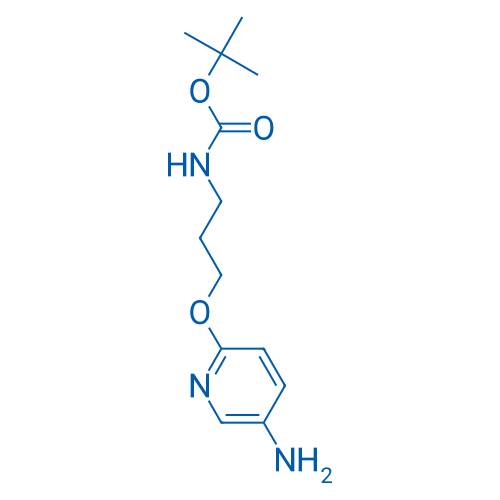 tert-Butyl (3-((5-aminopyridin-2-yl)oxy)propyl)carbamate 250mg
