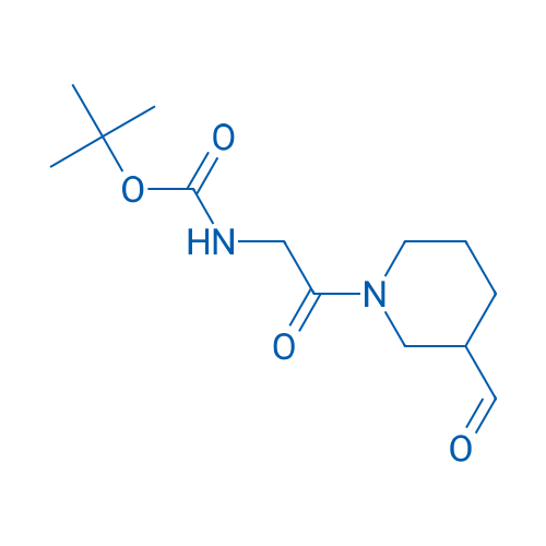 tert-Butyl 2-(3-formylpiperidin-1-yl)-2-oxoethylcarbamate 1g