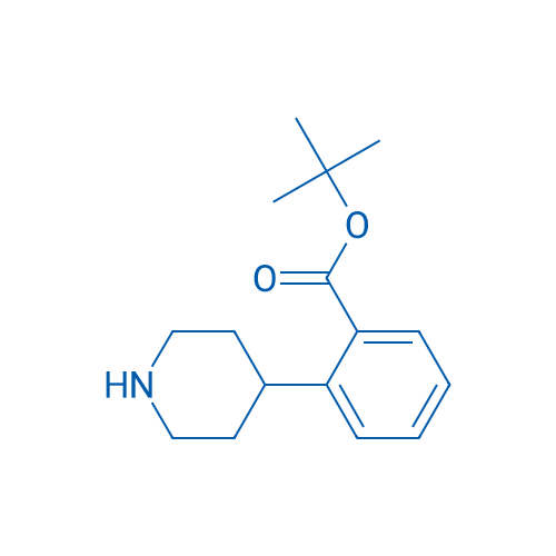tert-Butyl 2-(piperidin-4-yl)benzoate 250mg