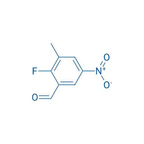 2-fluoro-3-methyl-5-nitrobenzaldehyde 100mg