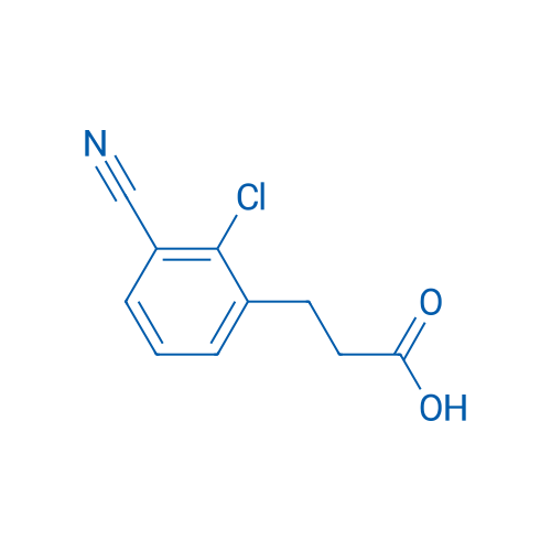 3-(2-CHLORO-3-CYANOPHENYL)PROPANOIC ACID 250mg
