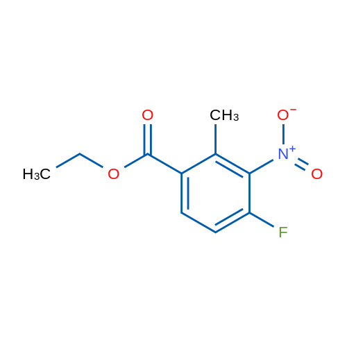 Ethyl 4-fluoro-2-methyl-3-nitrobenzoate 1g