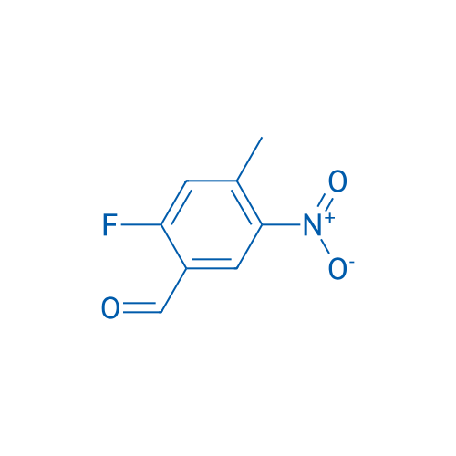 2-Fluoro-4-methyl-5-nitrobenzaldehyde 250mg