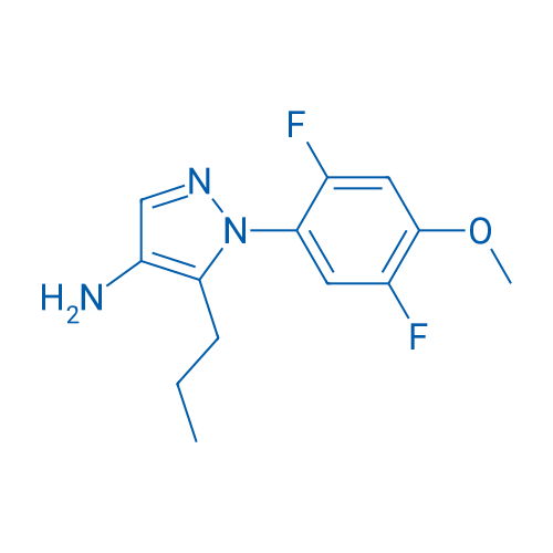 1-(2,5-Difluoro-4-methoxyphenyl)-5-propyl-1H-pyrazol-4-amine 1g