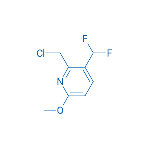 2-(Chloromethyl)-3-(difluoromethyl)-6-methoxypyridine 100mg