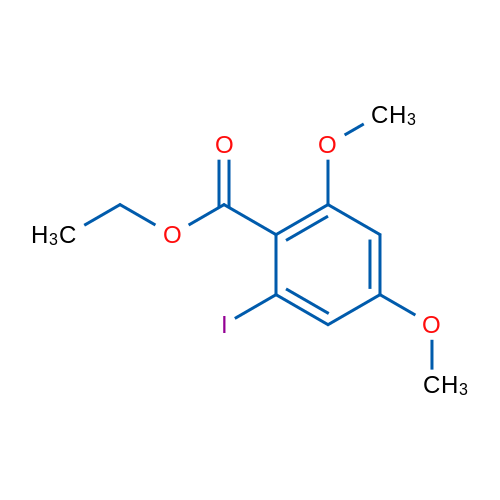 Ethyl 2-iodo-4,6-dimethoxybenzoate 1g