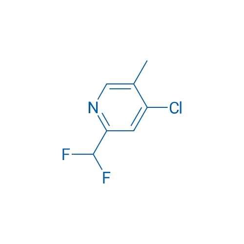 4-Chloro-2-(difluoromethyl)-5-methylpyridine 1g