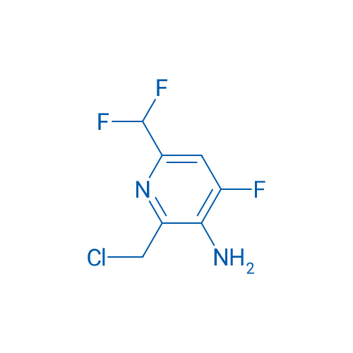 2-(Chloromethyl)-6-(difluoromethyl)-4-fluoropyridin-3-amine 100mg