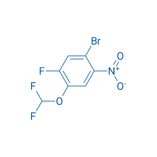 1-Bromo-4-difluoromethoxy-5-fluoro-2-nitrobenzene 250mg