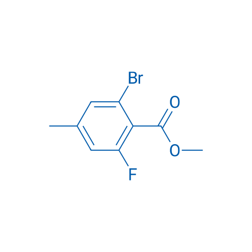 Methyl 2-bromo-6-fluoro-4-methylbenzoate 250mg