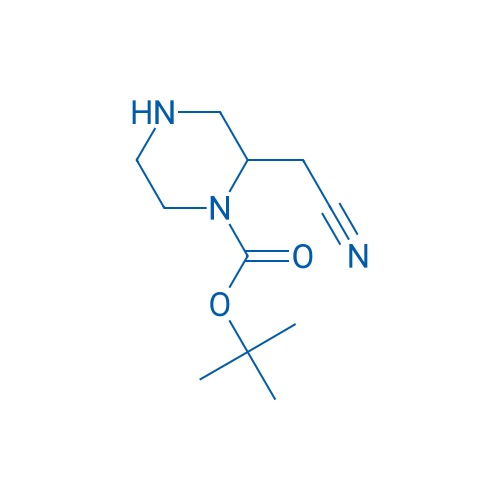 tert-Butyl 2-(cyanomethyl)piperazine-1-carboxylate 1g