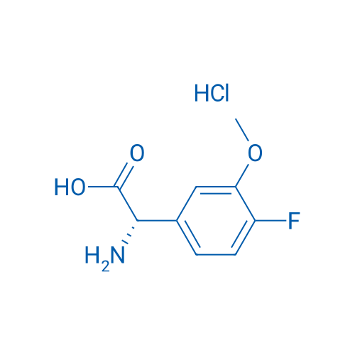 (S)-2-Amino-2-(4-fluoro-3-methoxyphenyl)acetic acid HCl 250mg