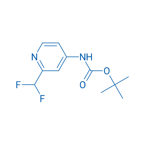 tert-Butyl (2-(difluoromethyl)pyridin-4-yl)carbamate 250mg