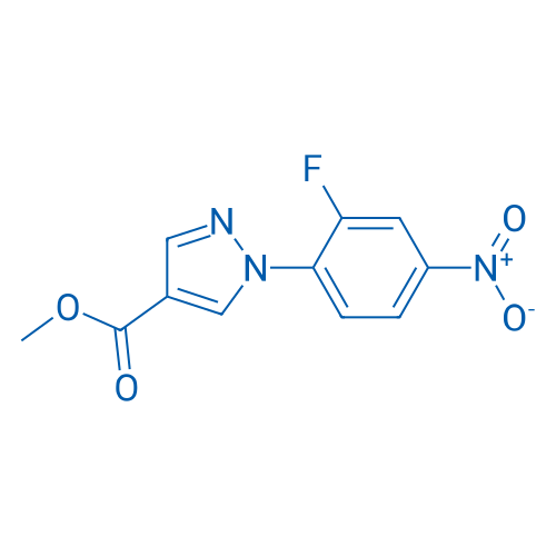 Methyl 1-(2-fluoro-4-nitrophenyl)-1H-pyrazole-4-carboxylate 1g