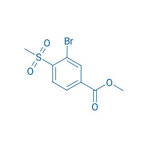 Methyl 3-bromo-4-(methylsulfonyl)benzoate 250mg