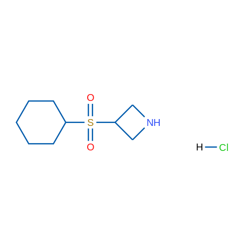 3-(cyclohexylsulfonyl)azetidine hydrochloride 1g