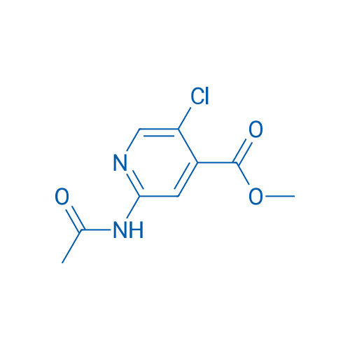 Methyl 5-chloro-2-acetamidopyridine-4-carboxylate 1g